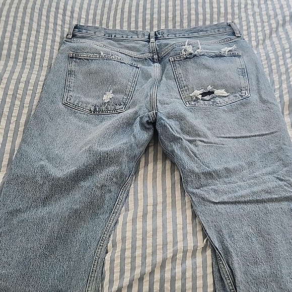 Agolde Blue High Rise Jeans - Picture 3 of 5